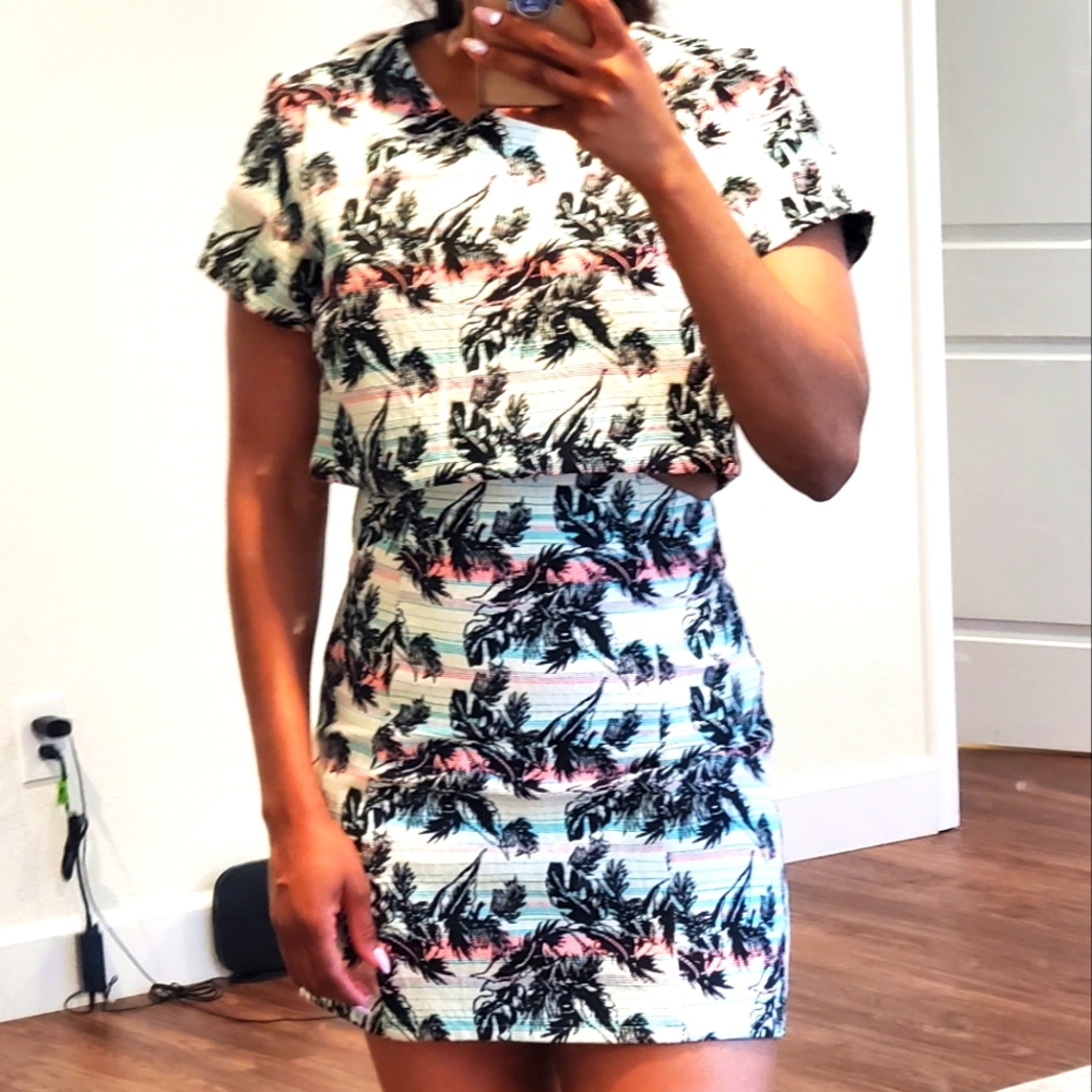 Topshop flower dress